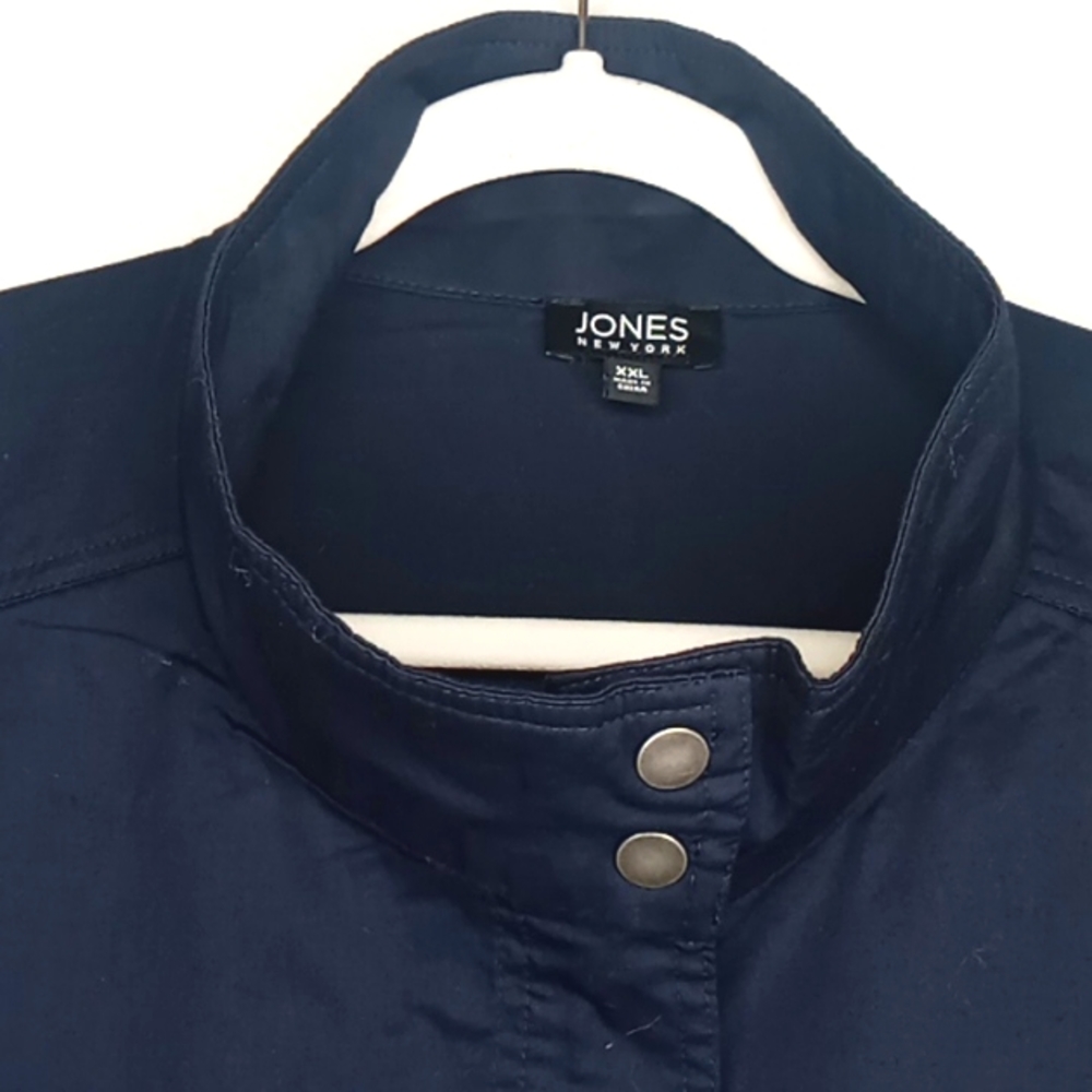 Jones New York Utility Jacket Navy Blue - XXL - Picture 6 of 12